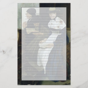 Drei Frauen in Kirche, 1882 Briefpapier