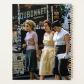 Drei Frauen Paris Straßemode Planer (Rückseite)