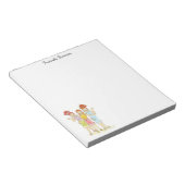 Drei Freunde für immer Notizblock (angewinkelt)