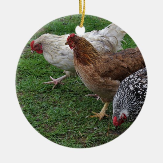 Drei Freunde Keramik Ornament (Vorne)