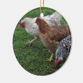 Drei Freunde Keramik Ornament (Links)