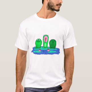 Drei Frosch-T-Shirt T-Shirt