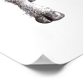 Drei Funny Cheeky Sheep Poster (Ecke)