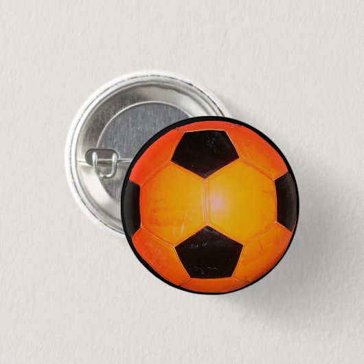 Drei Fußballbälle Button (Vorne & Hinten)