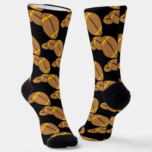 Drei Fußbälle Socken (Gewinkelt)