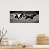 Drei galoppierende Pferde Poster (Küche)