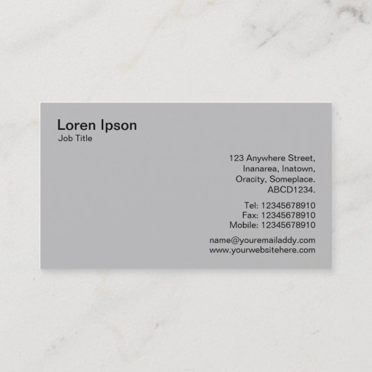 Drei Gänge v3 - Gradient Y,M,B,R, Visitenkarte (Rückseite)