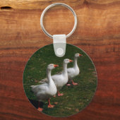 Drei Gänse | Keyring Schlüsselanhänger (Vorderseite)