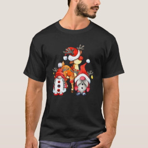 Drei Garten-Rentier-Gnome Schwedische Tomtes Skand T-Shirt