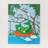Drei Gators Jigsaw Puzzle (Vertikal)