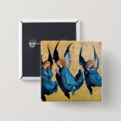 DREI GEBIETE IN BLAU BUTTON (Vorne & Hinten)