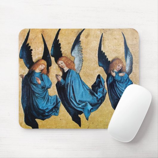 DREI GEBIETE IN BLAU MOUSEPAD (Mit Mouse)