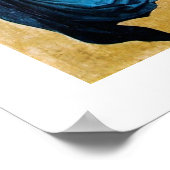 DREI GEBIETE IN BLAU POSTER (Ecke)