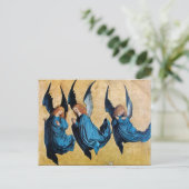 DREI GEBIETE IN BLAU POSTKARTE (Stehend Vorderseite)