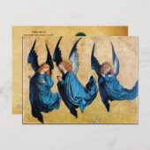 DREI GEBIETE IN BLAU POSTKARTE (Vorne/Hinten)