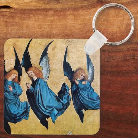 DREI GEBIETE IN BLAU SCHLÜSSELANHÄNGER (Rückseite)