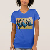 DREI GEBIETE IN BLAU T-Shirt (Vorderseite)