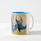 DREI GEBIETE IN BLAU ZWEIFARBIGE TASSE (VorderseiteRechts)