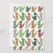 Drei Geburtstagsfeierlichkeiten für Kinder Einladung (Rückseite)