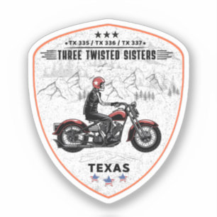 Drei gedrehte Schwestern, tx 335,tx 336,tx 337 Str Aufkleber