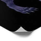 Drei gehackte Hunde Cerberus Poster (Ecke)