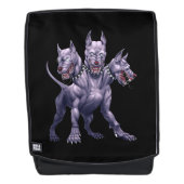 Drei gehackte Hunde Cerberus Rucksack (Vorderseite)