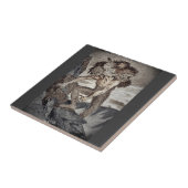 Drei geheuerte Monster Fliese (Seite)