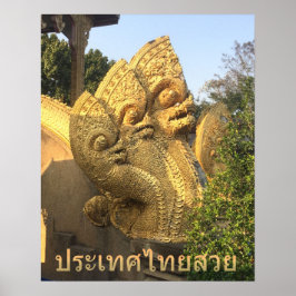 Drei geheuerte Naga Poster