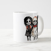 Drei Geisterkinder Jumbo-Tasse (Vorderseite Rechts)
