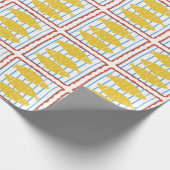 Drei gelbe Fische Geschenkpapier (Ecke)