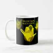 Drei gelbe Tulissen Kaffeetasse (Links)