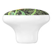 Drei gelbe Tulissen / Keramikknauf (Seitenansicht)