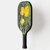 Drei gelbe Tulissen / Pickleball Schläger (Links)