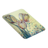 Drei gelbe Tulpen-Bouquet Magnet (Rechte Seite)