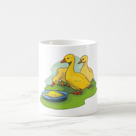 Drei Gelbente Kaffeetasse (Mittel)