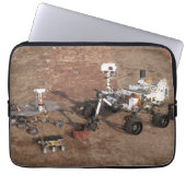 Drei Generationen von Mars-Rover. Laptopschutzhülle (Vorderseite)