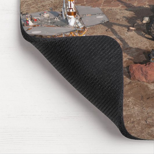 Drei Generationen von Mars-Rover. Mousepad (Ecke)
