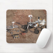 Drei Generationen von Mars-Rover. Mousepad (Mit Mouse)