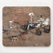 Drei Generationen von Mars-Rover. Mousepad (Vorne)