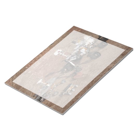 Drei Generationen von Mars-Rover. Notizblock (angewinkelt)