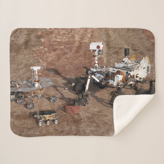 Drei Generationen von Mars-Rover. Sherpadecke (Vorderseite (Horizontal))