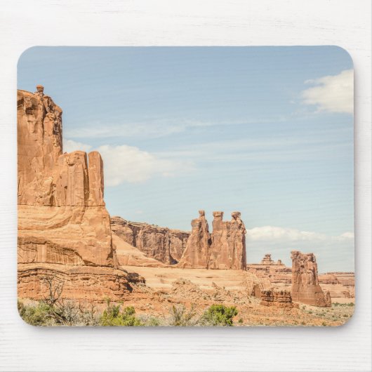 Drei Gerüchte, Schafsfelsen in den Arches National Mousepad (Vorne)