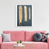 Drei geschmückte Knochen Leinwanddruck (Insitu (Wohnzimmer))