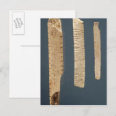 Drei geschmückte Knochen Postkarte (Vorne/Hinten)