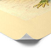 "Drei gesellige Frösche" Poster (Ecke)
