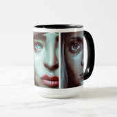Drei Gesichter der Frauen AI Generated Art Tasse (VorderseiteRechts)