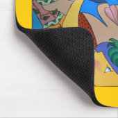 Drei Gesichter Eve Mousepad (Ecke)