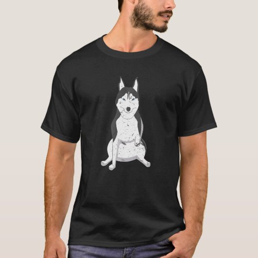 Drei gestreifte, Coole Hunde für besondere Bedürfn T-Shirt (Vorderseite)