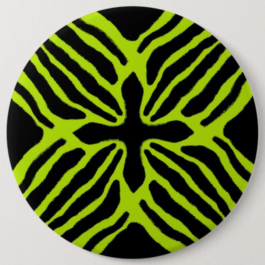 Drei gestreifte Giftkröte Button (Vorderseite)