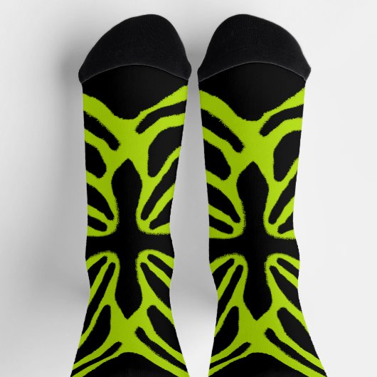 Drei gestreifte Giftkröte Socken (Oben)